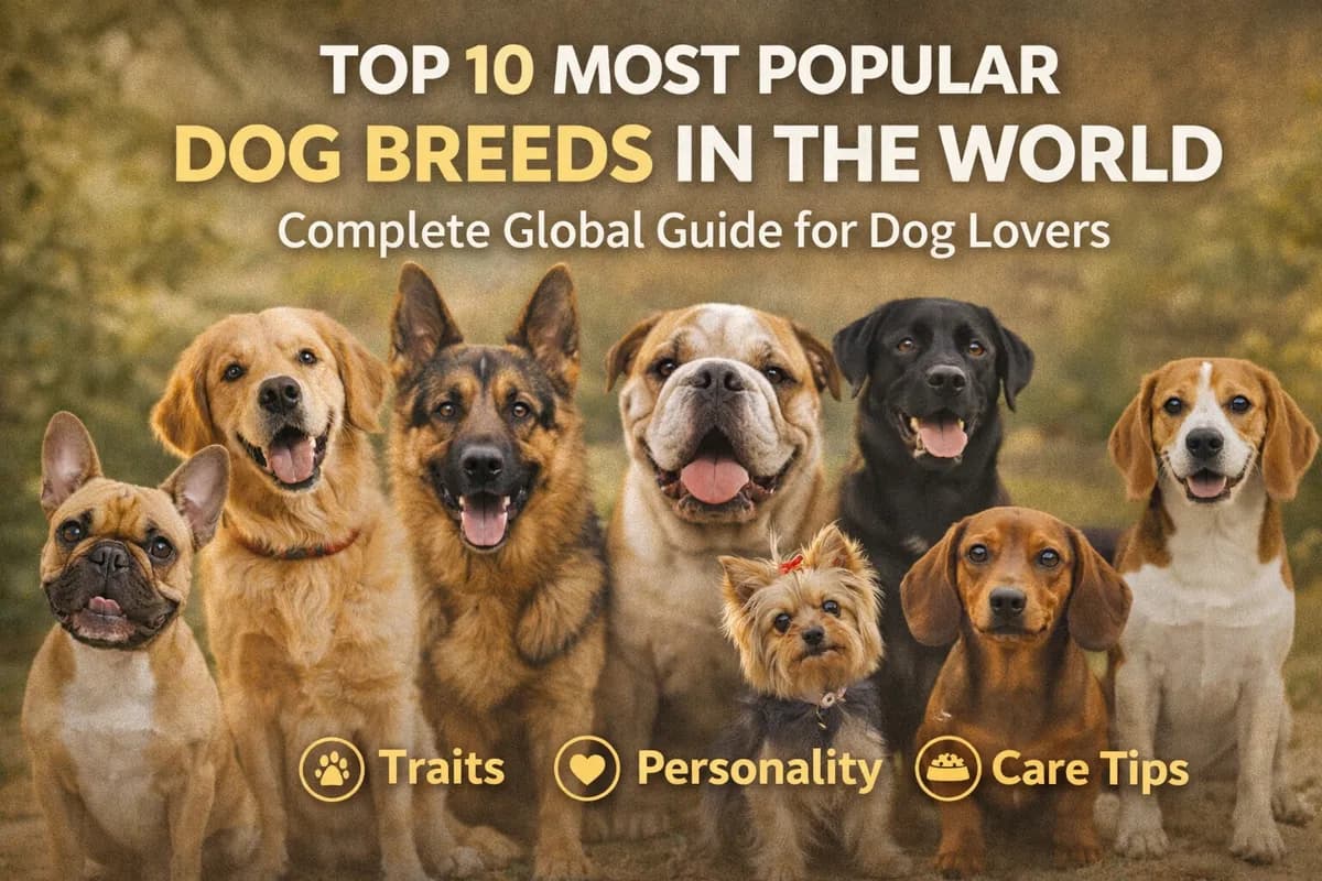 Top 10 Most Popular Dog Breeds in the World
